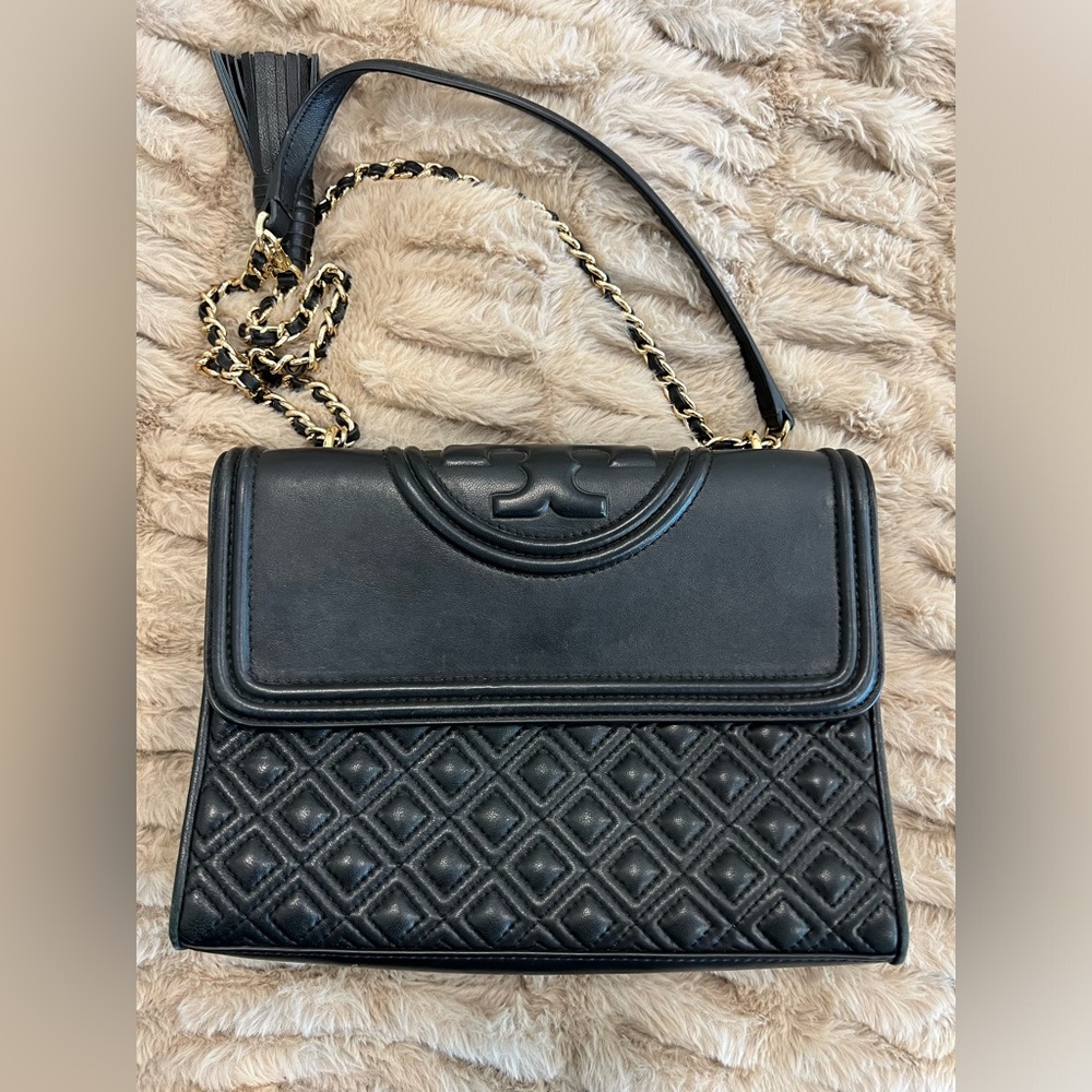 Tory Burch Fleming Quilted leather handbag 🖤